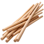 Kayın Yuvarlak Çıta 15mm 100cm (20 Adet)