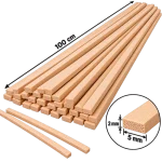 Ihlamur Maket Gemi Sarma Çıtası 2×5 mm (50 Adet)